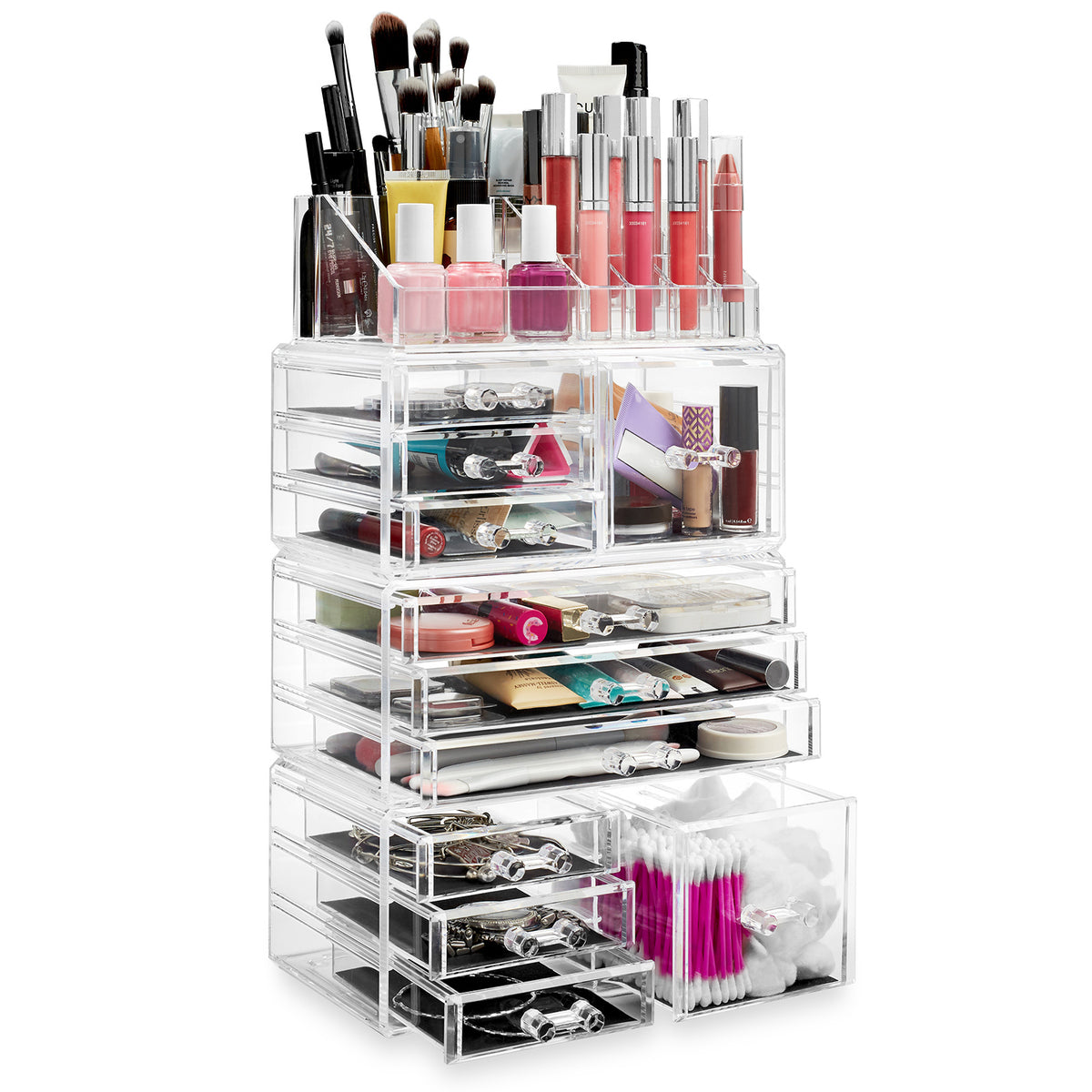 1 Piece Large Eyeshadow Palette Organiser Acrylic Makeup Organiser Ideal  Make Up Organiser Cosmetic Storage System for Makeup Cosmetics and Other