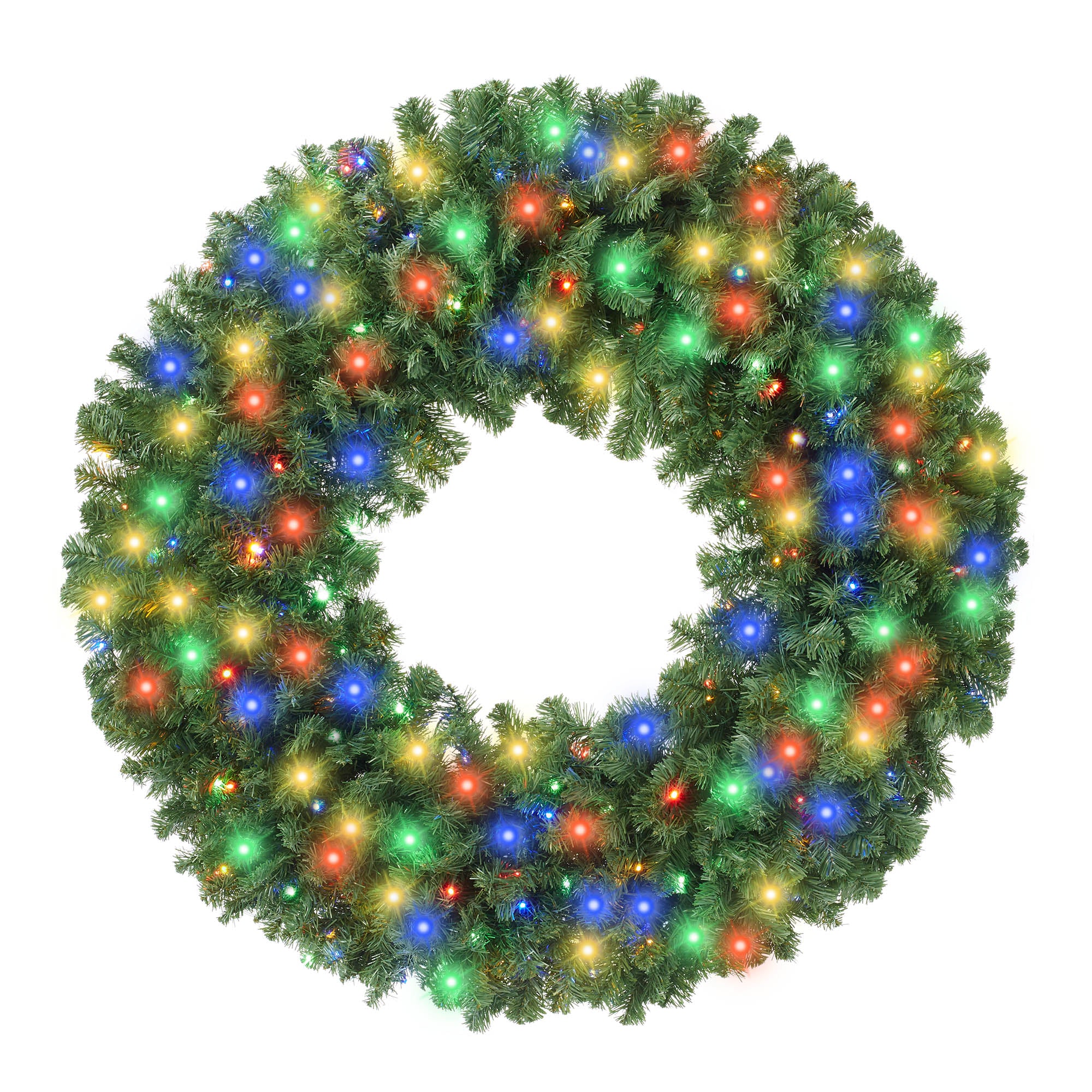 Green Fir Artificial Holiday Christmas Wreath Holiday Décor